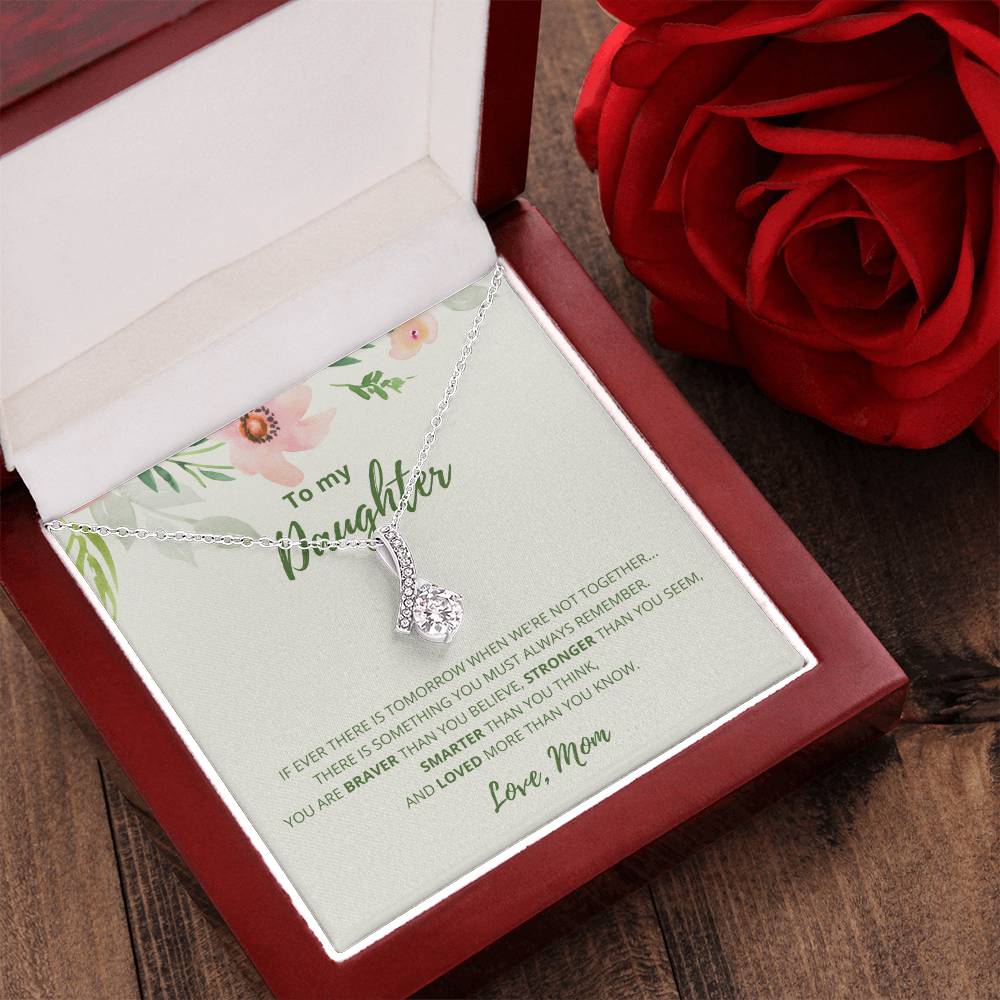 To My Daughter - Necklace Gift Alluring Beauty Necklace