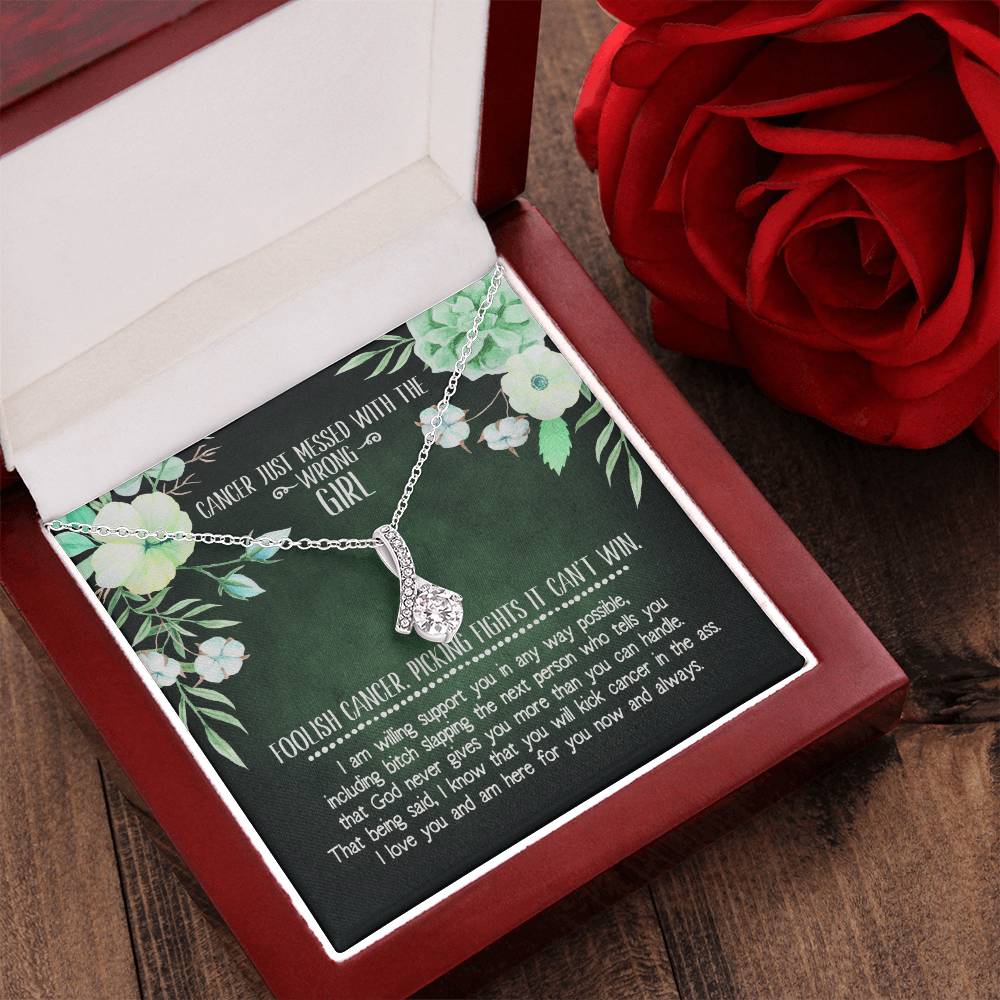 Cancer Diagnosis Support Necklace 1 Alluring Beauty Necklace