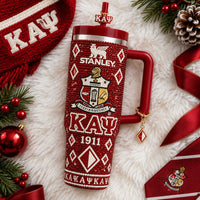 Crimson and Cream Fraternity Aurora 40oz Tumbler