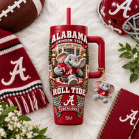 Tuscaloosa Crimson Gilded 40oz Tumbler