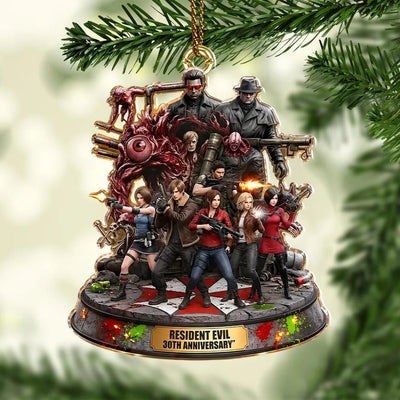 Survival Squad Acrylic Christmas Ornament