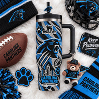 Carolina Football Gilded 40oz Tumbler