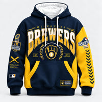 Milwaukee Gold Sleeve Baseball Hoodie