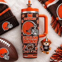 Cleveland Football Luxe 40oz Tumbler