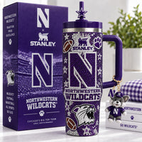 Northwestern Wildcat Aurora 40oz Tumbler