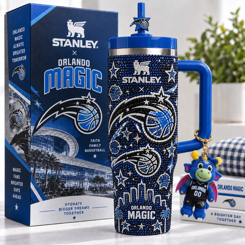 Orlando Basketball Bling 40oz Tumbler
