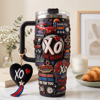 Midnight XO Pop Gilded 40oz Tumbler