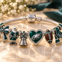 Philadelphia Football Fan Charm Bracelet