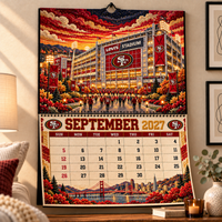San Francisco Football Fan 2027 Wall Calendar
