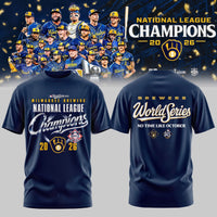 Milwaukee No Time Like Navy Baseball T-Shirt