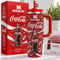 Classic Red Soda Starry 40oz Tumbler