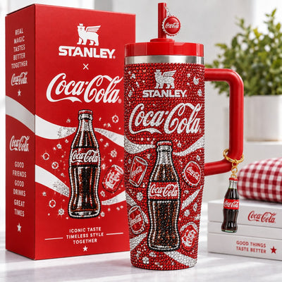 Classic Red Soda Starry 40oz Tumbler
