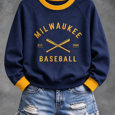 Milwaukee Crossed Bats Baseball Sweatshirt
