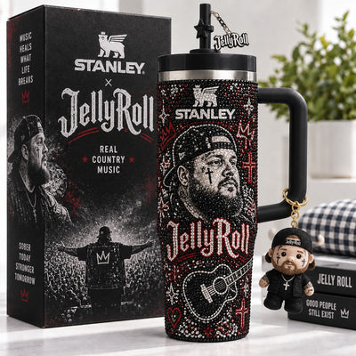 Broken Rose Country Jewel 40oz Tumbler