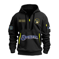 Milwaukee Retro Script White Baseball Hoodie