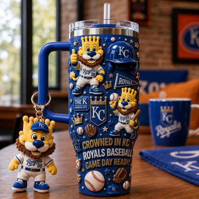 Kansas City Baseball Gilded 40oz Tumbler