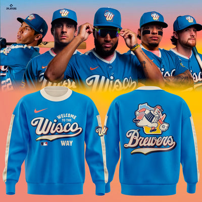Milwaukee Welcome To Wisco Way Baseball Sweatshirt