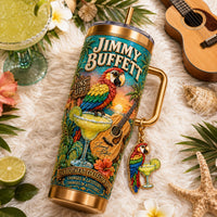Island Margarita Parrot Gilded 40oz Tumbler
