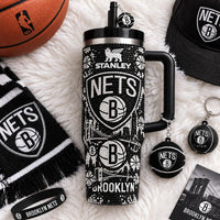 Brooklyn Basketball Dazzle 40oz Tumbler