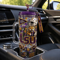 Baton Rouge Tiger Football Aurora 40oz Tumbler