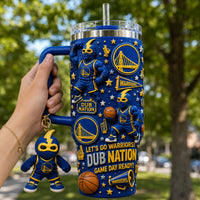 Golden State Basketball Luxe 40oz Tumbler