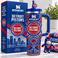 Detroit Basketball Jewel 40oz Tumbler