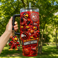Atlanta Basketball Luxe 40oz Tumbler