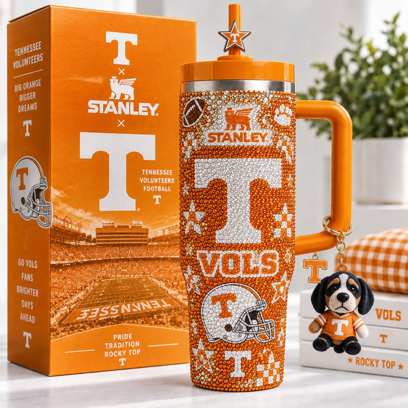 Tennessee Volunteer Football Gilded 40oz Tumbler