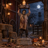 Texas Slaughter Candle Holder