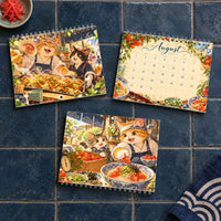 Purr and Noodle 2027 Wall Calendar