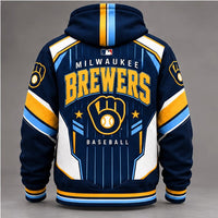 Milwaukee Columbia Blue Accent Baseball Hoodie