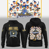 Milwaukee Black Skyline Baseball Hoodie