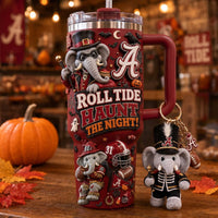Tuscaloosa Crimson Jewel 40oz Tumbler