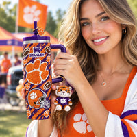 Clemson Tiger Football Aurora 40oz Tumbler