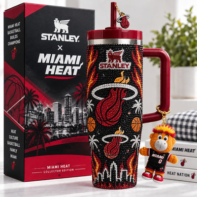 Miami Basketball Dazzle 40oz Tumbler