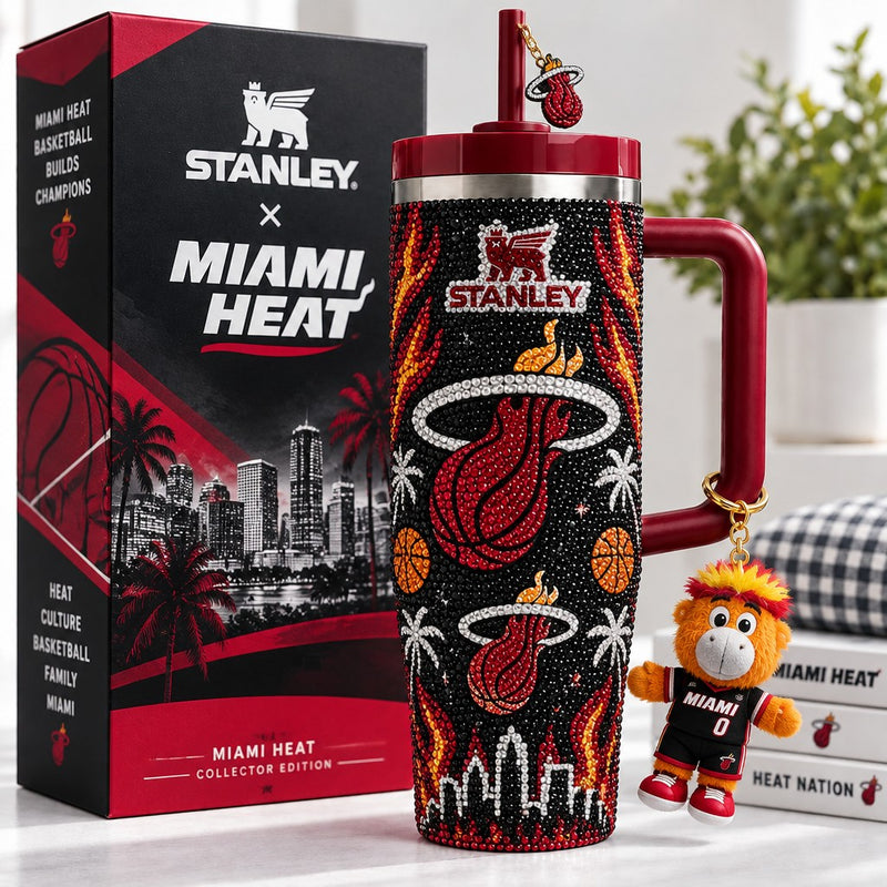 Miami Basketball Dazzle 40oz Tumbler