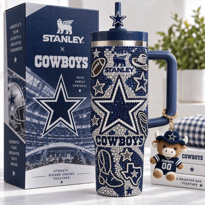 Dallas Football Glam 40oz Tumbler