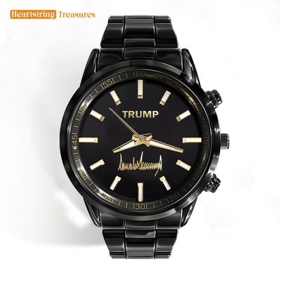 TRUMP Watch 2026 - Black Monarch - Gift Watch for Fans