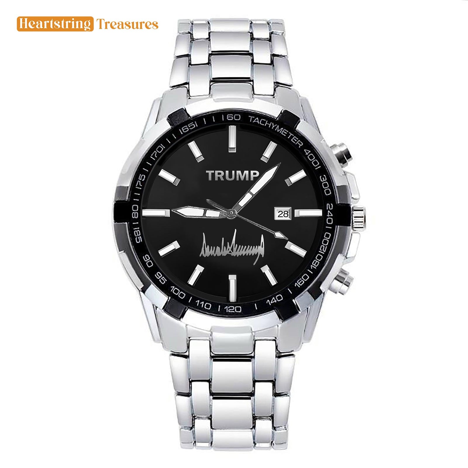 TRUMP Watch 2025 - Black Phantom Dial - Gift Watch for Fans