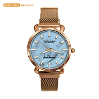 TRUMP Watch 2026 Luxury Gold - Deep Sea Dial - Gift Watch for Women