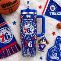 Philadelphia Basketball Jewel 40oz Tumbler