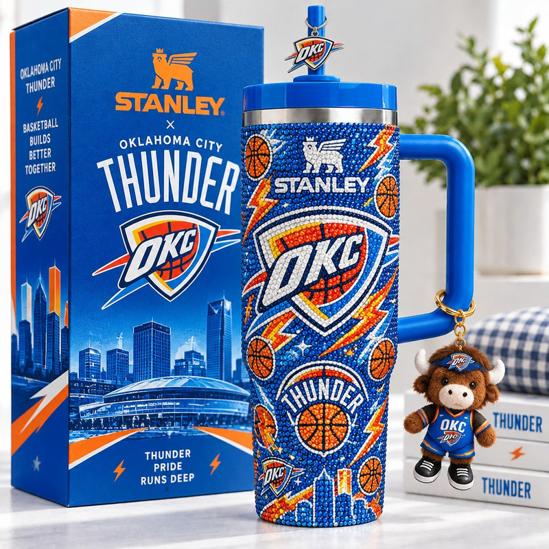 Oklahoma City Basketball Aurora 40oz Tumbler
