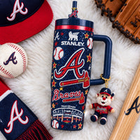 Atlanta Baseball Dazzle 40oz Tumbler