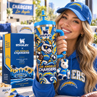 Los Angeles Bolt Football Luxe 40oz Tumbler
