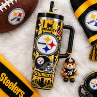 Pittsburgh Football Aurora 40oz Tumbler