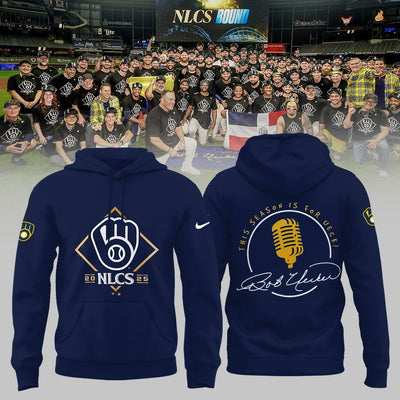 Milwaukee Diamond Navy Baseball Hoodie