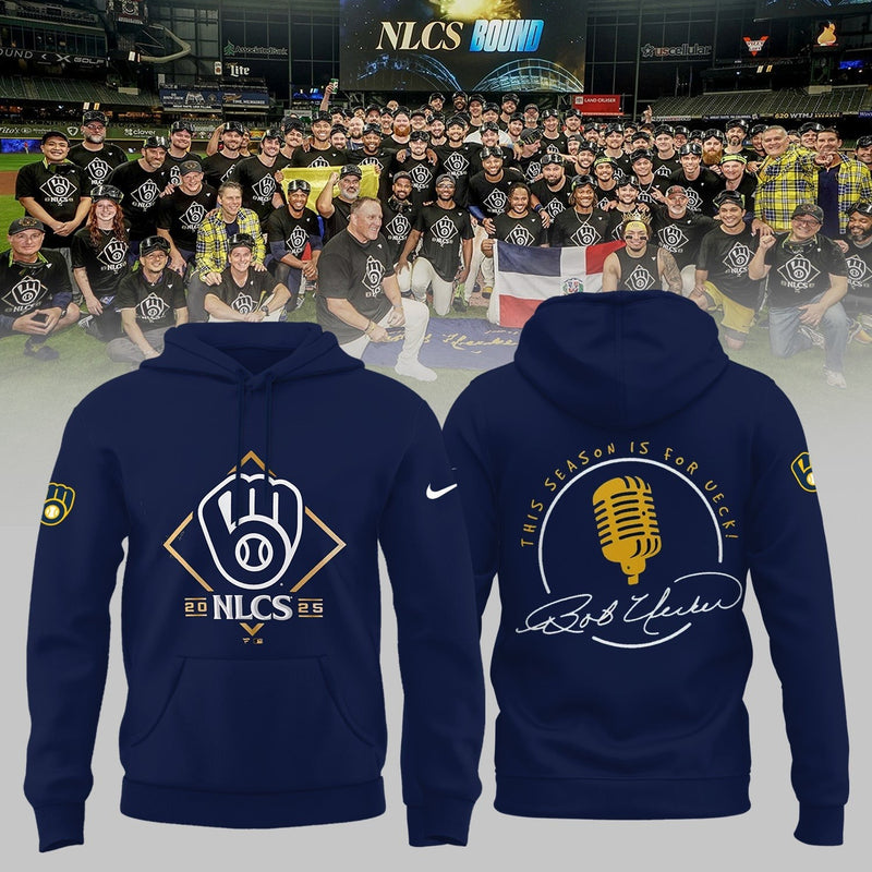 Milwaukee Diamond Navy Baseball Hoodie