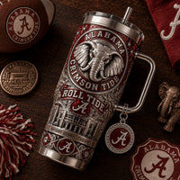Tuscaloosa Crimson Bling 40oz Tumbler