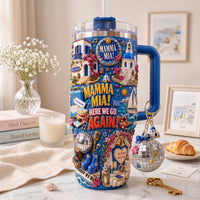 Greek Island Musical Dazzle 40oz Tumbler