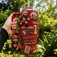 San Francisco Football Dazzle 40oz Tumbler